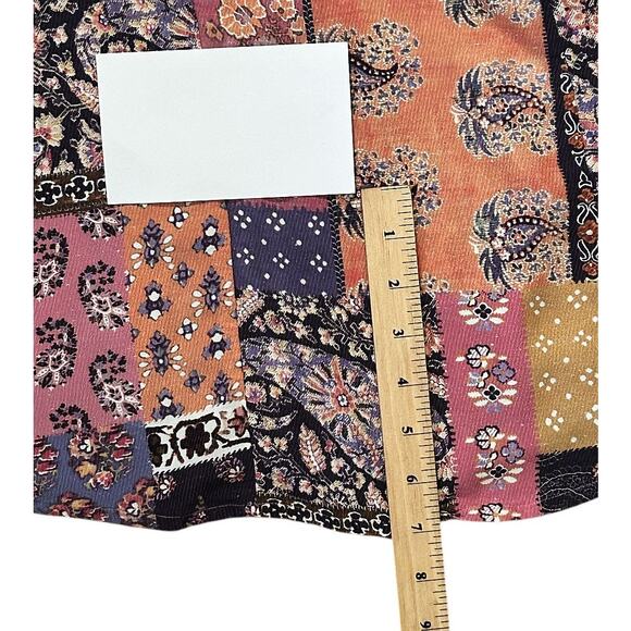 Tigerlily Adjustable Strap Multicolor Patchwork Maxi Dress Size 2 - Picture 3 of 8